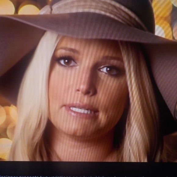 Jessica Simpson Wide Brim Hat - Picture 1 of 8